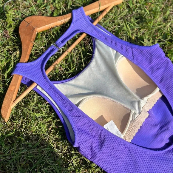 Vintage Purple  One-piece Swimsuit - Size 12L - Picture 6 of 7